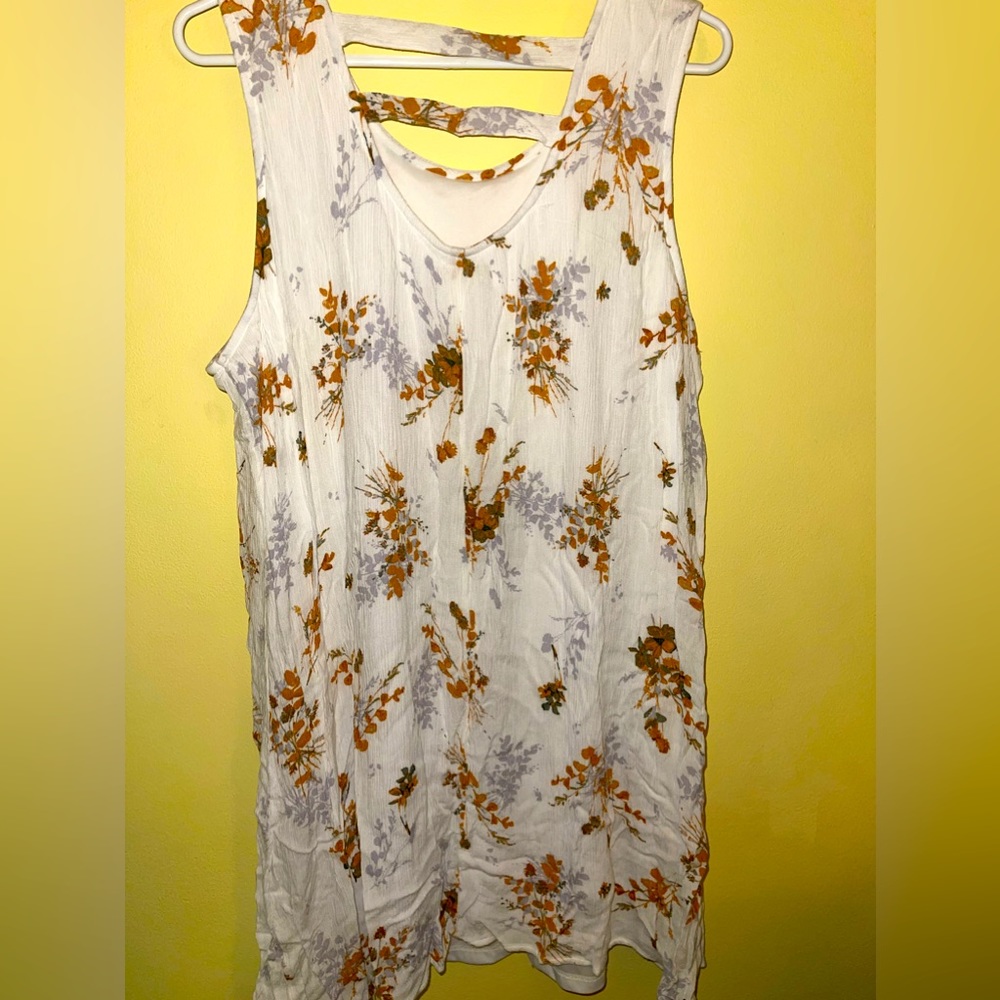 Maurice’s Floral White Dress